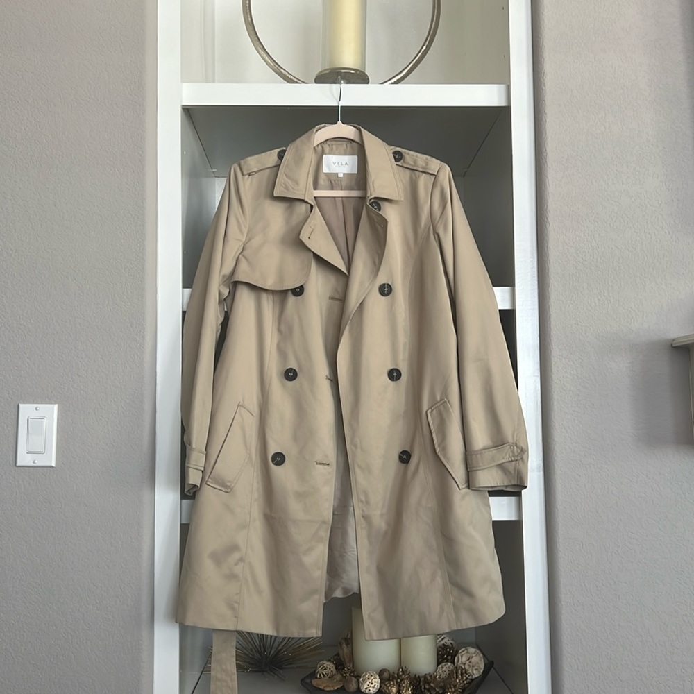 Vila Belted Trench Coat